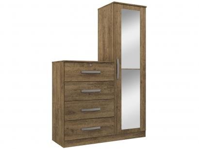 Cômoda 1 Porta 4 Gavetas Genialflex - Aurora