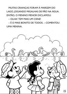 Turma da Mônica Clássicos Ilustrados para Colorir - O Patinho Feio
