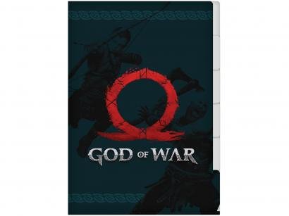 Pasta L de Plástico A4 God Of War DAC - 2742 5 Divisórias