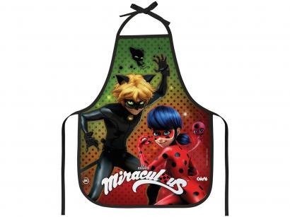 Avental Escolar Infantil Miraculous e Cat Noir - DAC 2613
