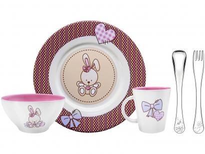 Kit Alimentação Infantil 5 Peças Tramontina - Le Petit 64250/625