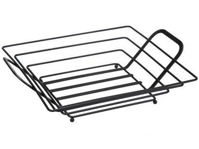 Fruteira de Mesa Arthi Quadrado 2510 - Preto