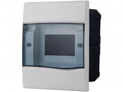 Quadro de Distribuição 5 DIN 3 NEMA Tramontina - Embutir Branco