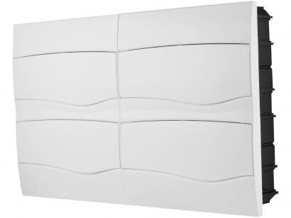 Quadro de Distribuição 48 DIN 32 NEMA Tramontina - Embutir Branco