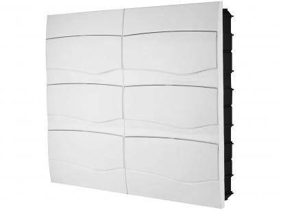 Quadro de Distribuição 72 DIN 48 NEMA Tramontina - Embutir Branco