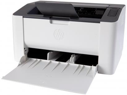 Impressora HP Laser 107W Preto e Branco Wi-Fi - USB