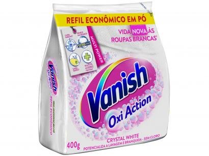 Tira Manchas Vanish Crystal White Oxi Action em Pó - Refil 400g