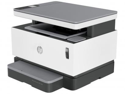 Impressora Multifuncional HP Neverstop 1200W - Laser Preto e Branco Wi-Fi Tanque de Toner
