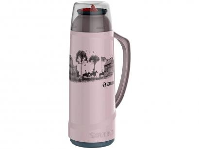 Garrafa Térmica 1L com Tampa Soprano - Cristal