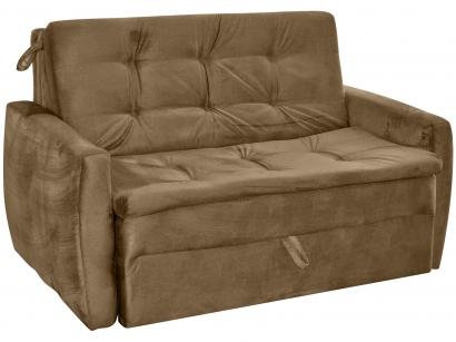 Sofá-cama Casal 2 Lugares Reclinável Suede - Matrix Meg