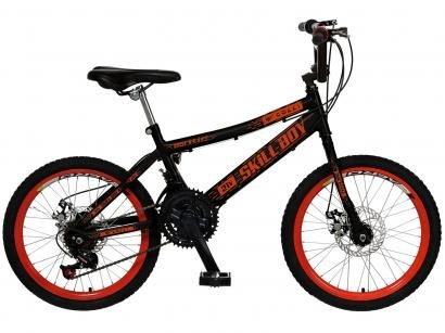 Bicicleta Aro 20 Mountain Bike Colli Skill Boy - Freio a Disco 21 Marchas