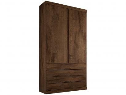 Guarda-roupa Solteiro 2 Portas 4 Gavetas - Made Marcs Itália