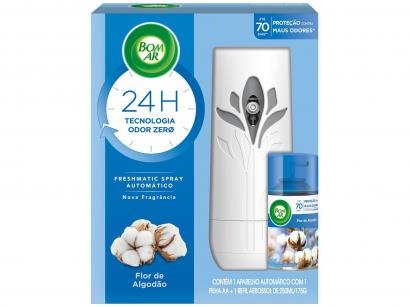 Odorizador de Ambiente Bom Ar Freshmatic Spray - Automático Flor de Algodão com Refil 250ml