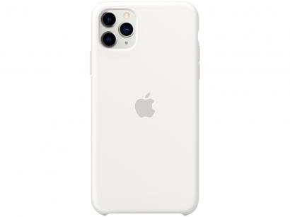 Capinha de Celular Silicone para iPhone 11 Pro Max - Apple Branco Original