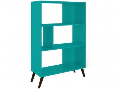 Estante para Livros 2 Prateleiras 3 Nichos - Movelbento Retrô RT 3015