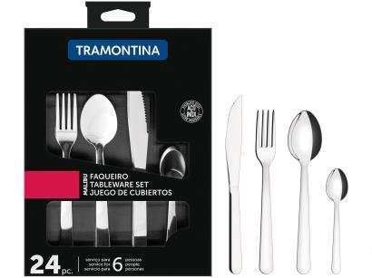 Faqueiro Tramontina Inox Malibu - 24 Peças