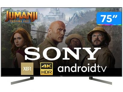 Smart TV 4K LED 75" Sony XBR-75X955G Android Wi-Fi - HDR Inteligência Artificial Conversor Digital