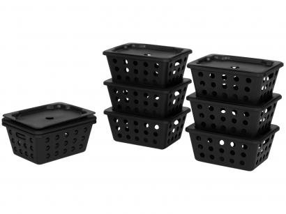 Cesto Organizador Retangular Coza One - 99273/4008 8 Peças