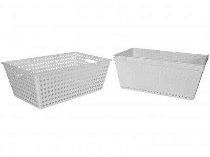Cesto Organizador Retangular Coza One - 99274/4007 4 Peças