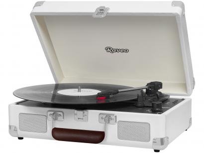 Vitrola Raveo Soneto Chrome Sand Bluetooth - USB