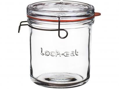 Pote de Vidro Hermético Luigi Bormioli - com Tampa 750ml Lock Eat XL