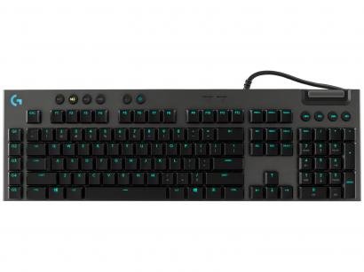 Teclado Mecânico Gamer Logitech G815 USB - ABNT2 Preto