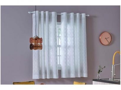 Cortina Santista Branco Toscana Frida - 2,60x1,40m