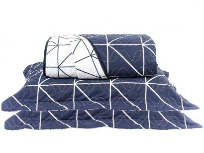 Colcha Casal Santista Home Design Lars - Chumbo 3 Peças