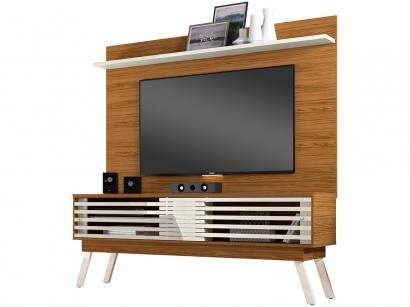 Rack Suspenso com Painel para TV até 75" 2 Portas - Pés Palito Madetec Lorenzo