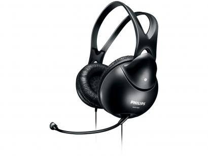 Headphone Philips Gaming SHM1900/00 - com Microfone Preto