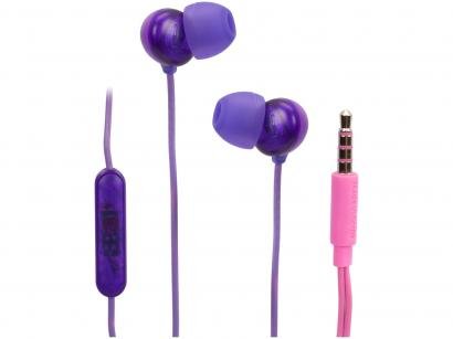 Fone de Ouvido Philips Upbeat SHE2405PP/00 - Intra-auricular com Microfone Rosa e Roxo