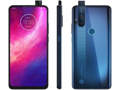 Smartphone Motorola One Hyper 128GB Azul Oceano - 4G 4GB RAM 6,5" Câm. Dupla + Câm Selfie 32MP