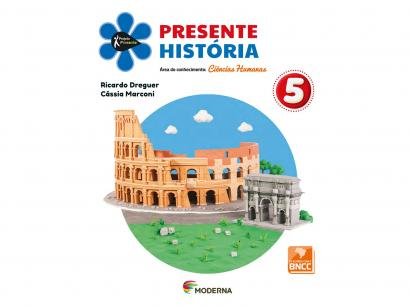 Livro Presente História 5º Ano - Ricardo Dreguer e Cássia Marcon