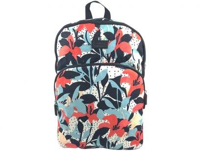 Mochila Juvenil Escolar Feminina - Yins YS41009AV Azul e Vermelho