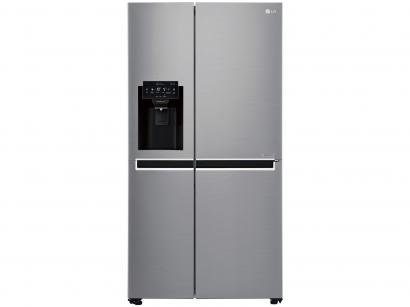 Geladeira/Refrigerador Smart LG Side by Side - Inverter 601L com LG ThinQ GC-L247SLUV Inox