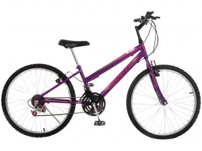 Bicicleta Aro 24 South Bike Lover Girl - Feio V-Brake 18 Marchas