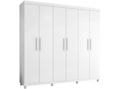 Guarda-roupa Casal 6 Portas 3 Gavetas Móveis Lanza - Genova