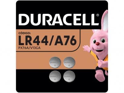 Pilha Alcalina Moeda LR44 / A76 4 Unidades - Duracell