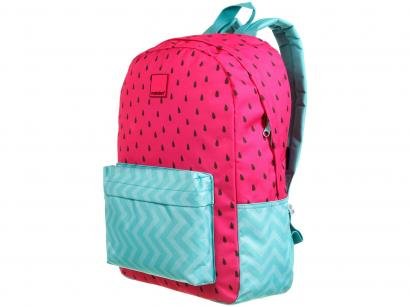 Mochila Juvenil Escolar Feminina Melancia - Tam. G Dermiwil Container Rosa