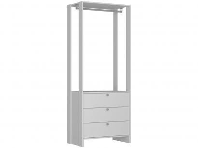 Closet Modulado 3 Gavetas Nova Mobile - Yes EY102.038