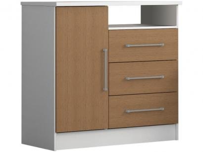 Cômoda 1 Porta 3 Gavetas Nova Mobile - CO18.023.021