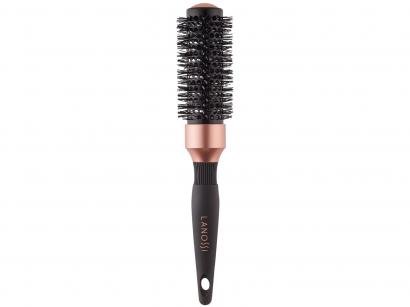 Escova de Cabelo Redonda Lanossi Bronze Metalizado - Profissional Térmica
