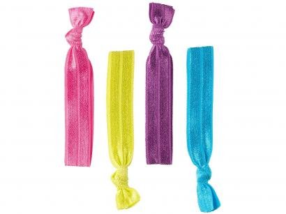 Elástico de Cabelo 4 Unidades Lanossi - Hair Ties Neon