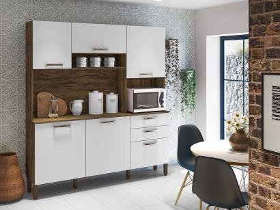 Cozinha Compacta Kits Paraná Ferrara - 6 Portas 2 Gavetas