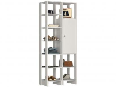 Closet Modulado 9 Prateleiras 1 Porta - Nova Mobile Yes EY104-107.038