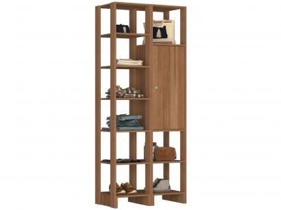 Closet Modulado 9 Prateleiras 1 Porta - Nova Mobile Yes EY104-107.057