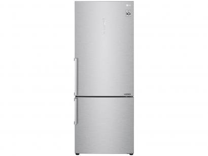 Geladeira/Refrigerador Smart LG Bottom Freezer - Inverter 451L com LG ThinQ GC-B659BSB Inox