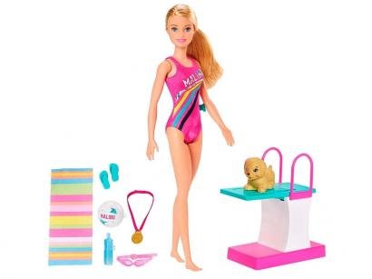 Boneca Barbie Dreamhouse Adventures Nadadora - com Acessórios Mattel