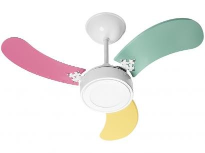 Ventilador de Teto Venti-Delta New LED Colors - 3 Pás 3 Velocidades