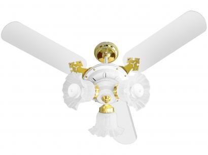 Ventilador de Teto Venti-Delta Elegance New Zeta - 3 Pás 3 Velocidades